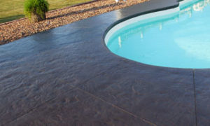 Stamped Concrete Pool Decks